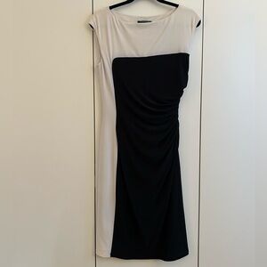 Ralph Lauren Elegant Black and White Dress